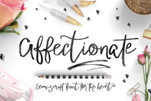 Affectionate: A Handcrafted Font for Branding
