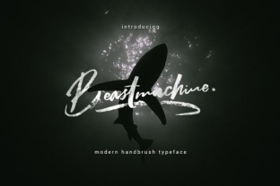 Beastmachine: A Hand Brushed Typeface for Bold Branding