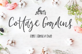 Cottage Gardens: A Handcrafted Font for Editorial Warmth
