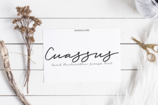 Cuassus Font Review: A Script Amp for Campaigns