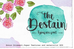 Destain: The Handwritten Typeface for Bold Campaigns