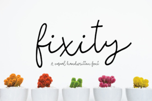Fixity: A Handwritten Font for Modern Web Design