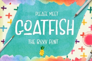 Goatfish: A Handcrafted Font for Small Business Branding