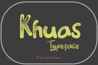 Khuas: A Graceful Script Font for Editorial Design