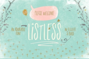 Listless Font: A Handcrafted Typeface for Makers
