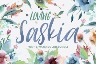 Loving Saskia: A Handcrafted Script Font for Web Design