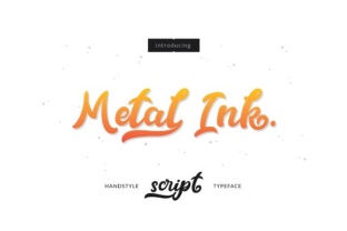 Metal Ink: The Handwritten Font for Bold Branding
