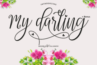 My Darling: A Modern Script Font for Editorial Design