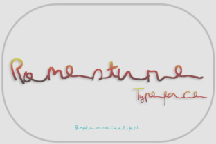 Romenture: A Handwritten Font for Makers
