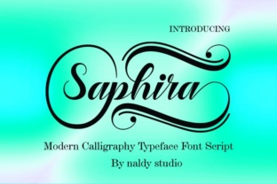 Saphira: A Modern Script Font for Marketers